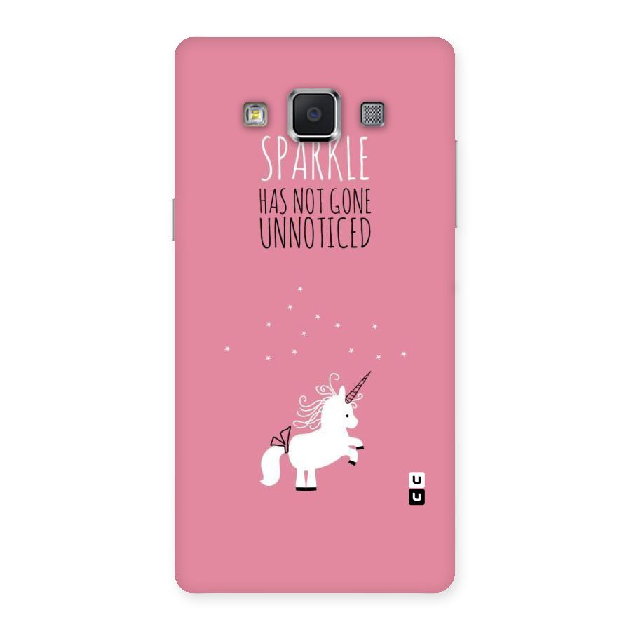 Sparkle Not Unnoticed Back Case for Samsung Galaxy A5
