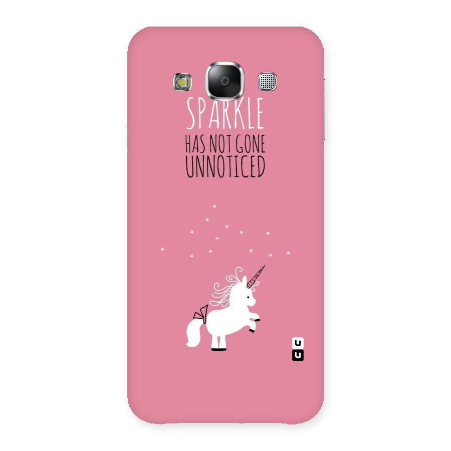 Sparkle Not Unnoticed Back Case for Samsung Galaxy E5