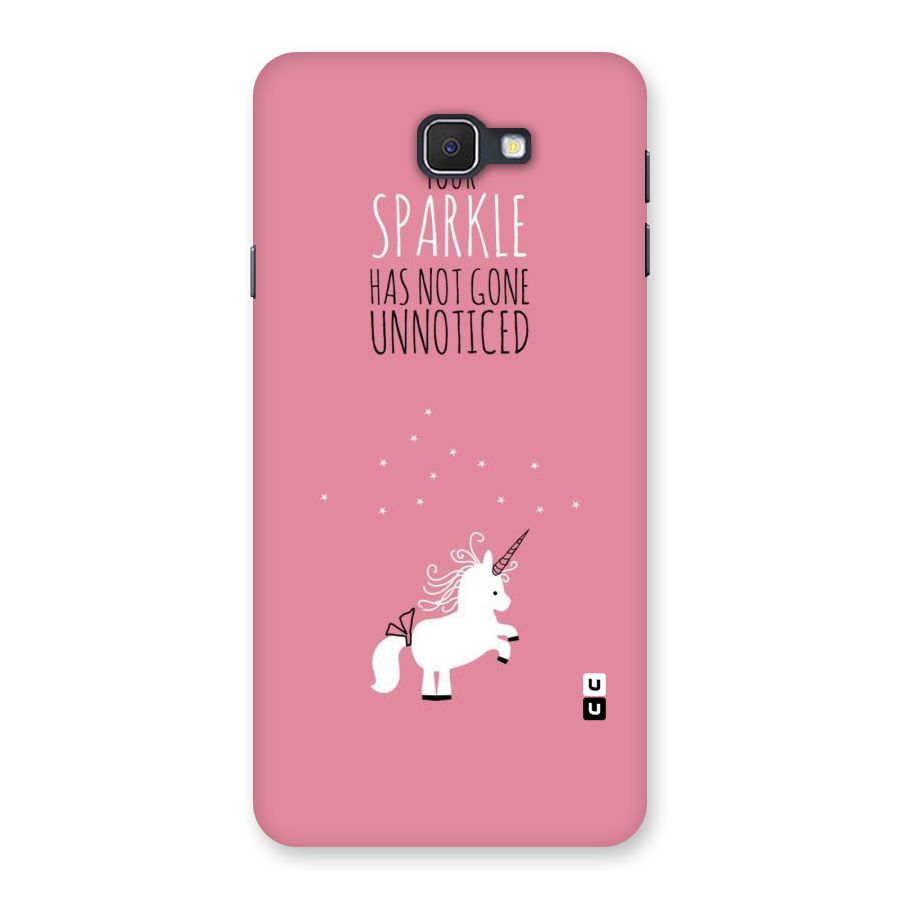 Sparkle Not Unnoticed Back Case for Samsung Galaxy J7 Prime