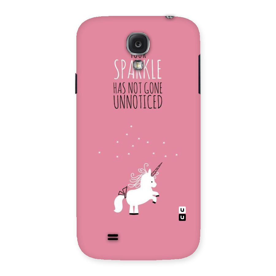 Sparkle Not Unnoticed Back Case for Samsung Galaxy S4