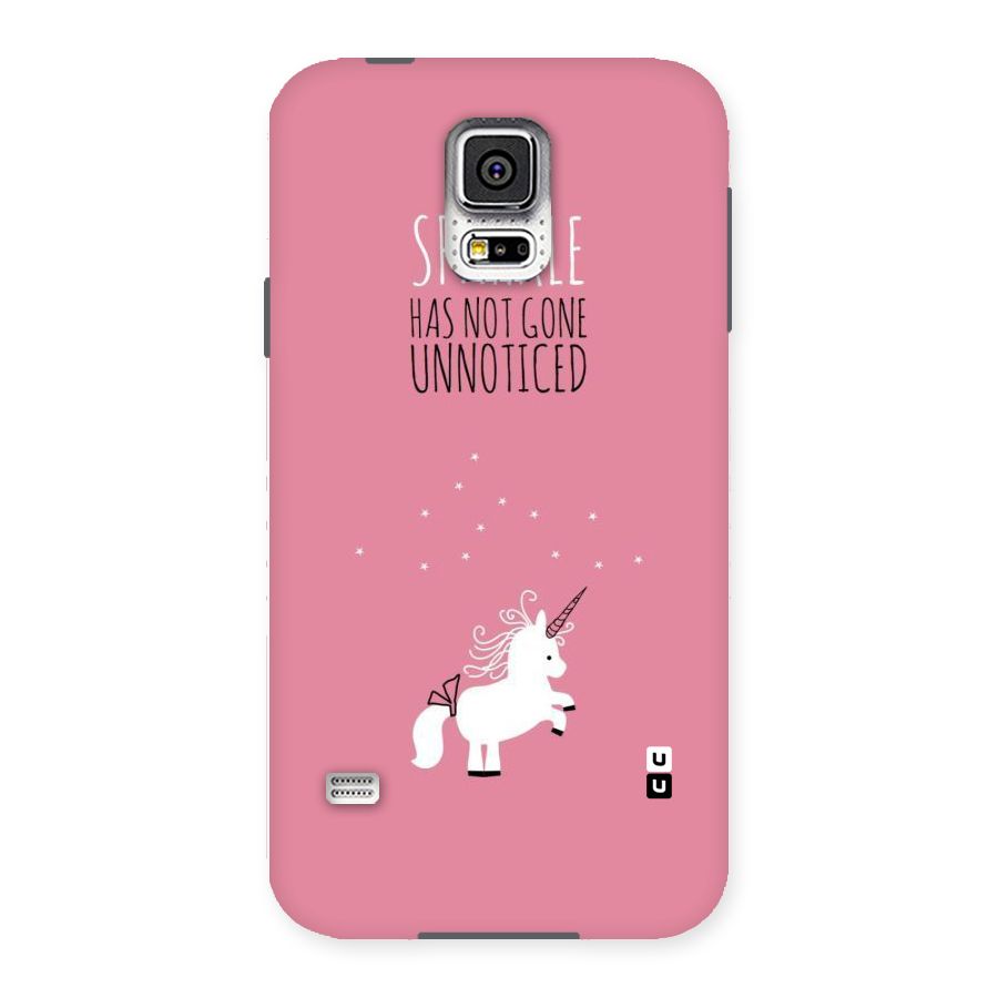 Sparkle Not Unnoticed Back Case for Samsung Galaxy S5