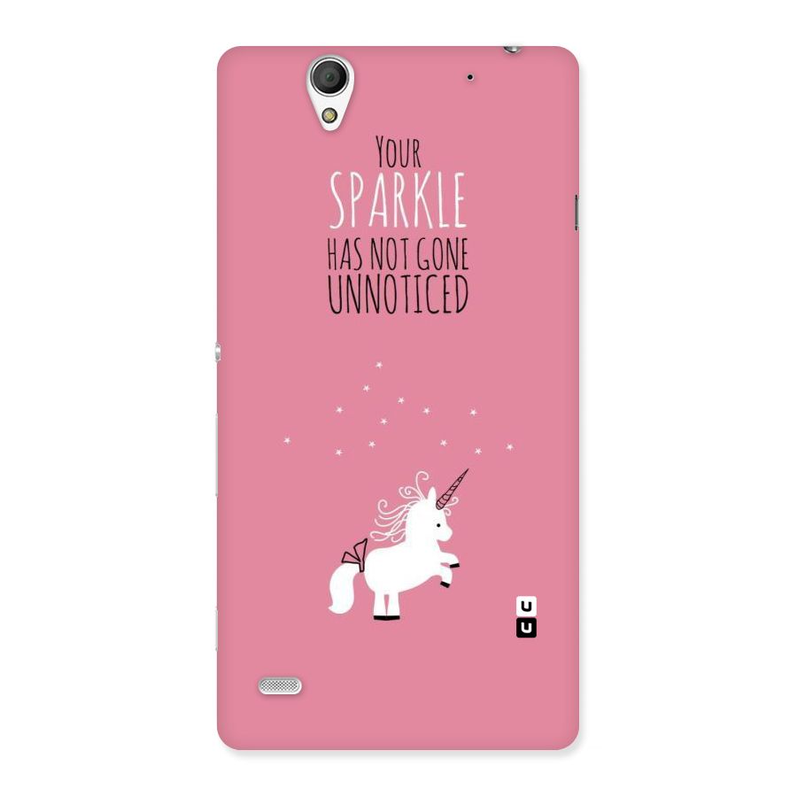 Sparkle Not Unnoticed Back Case for Sony Xperia C4