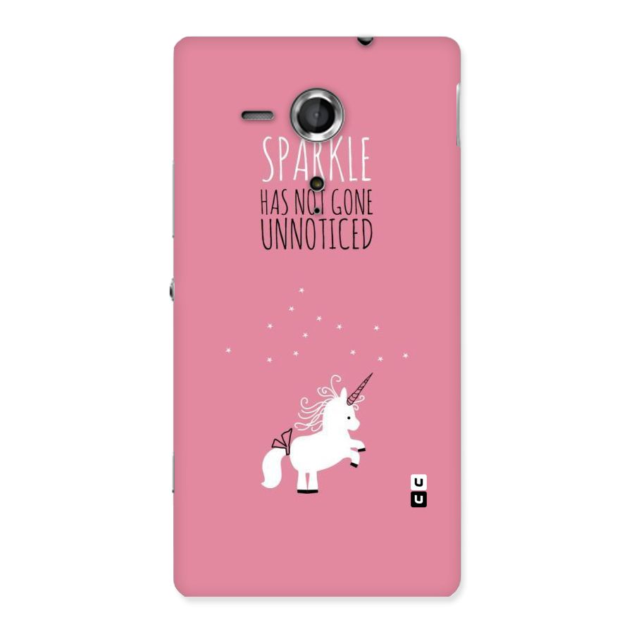 Sparkle Not Unnoticed Back Case for Sony Xperia SP