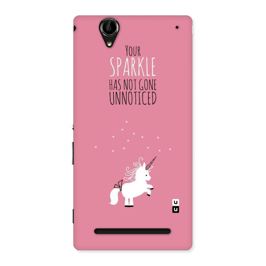 Sparkle Not Unnoticed Back Case for Sony Xperia T2