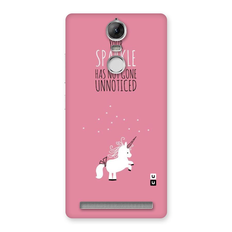 Sparkle Not Unnoticed Back Case for Vibe K5 Note
