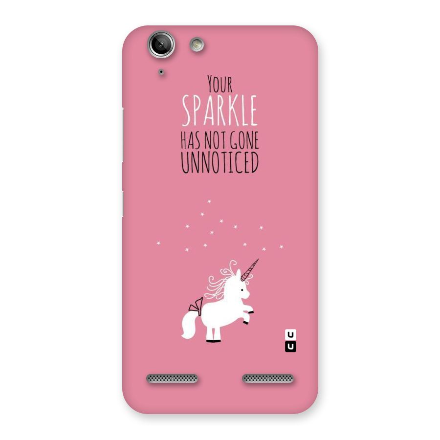 Sparkle Not Unnoticed Back Case for Vibe K5 Plus