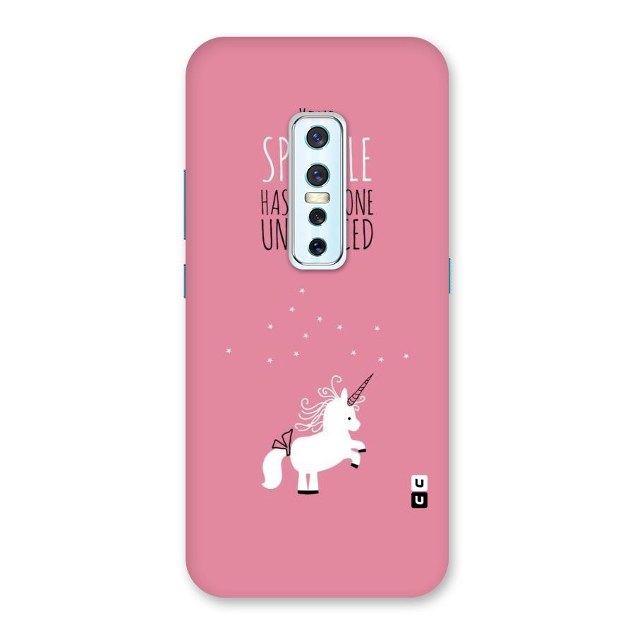 Sparkle Not Unnoticed Back Case for Vivo V17 Pro