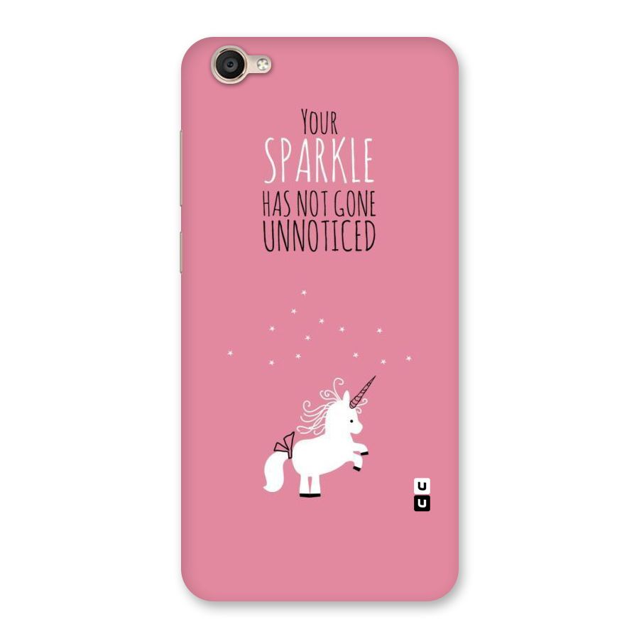 Sparkle Not Unnoticed Back Case for Vivo Y55s