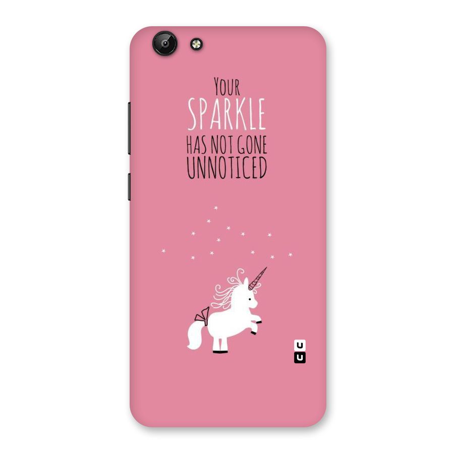 Sparkle Not Unnoticed Back Case for Vivo Y69