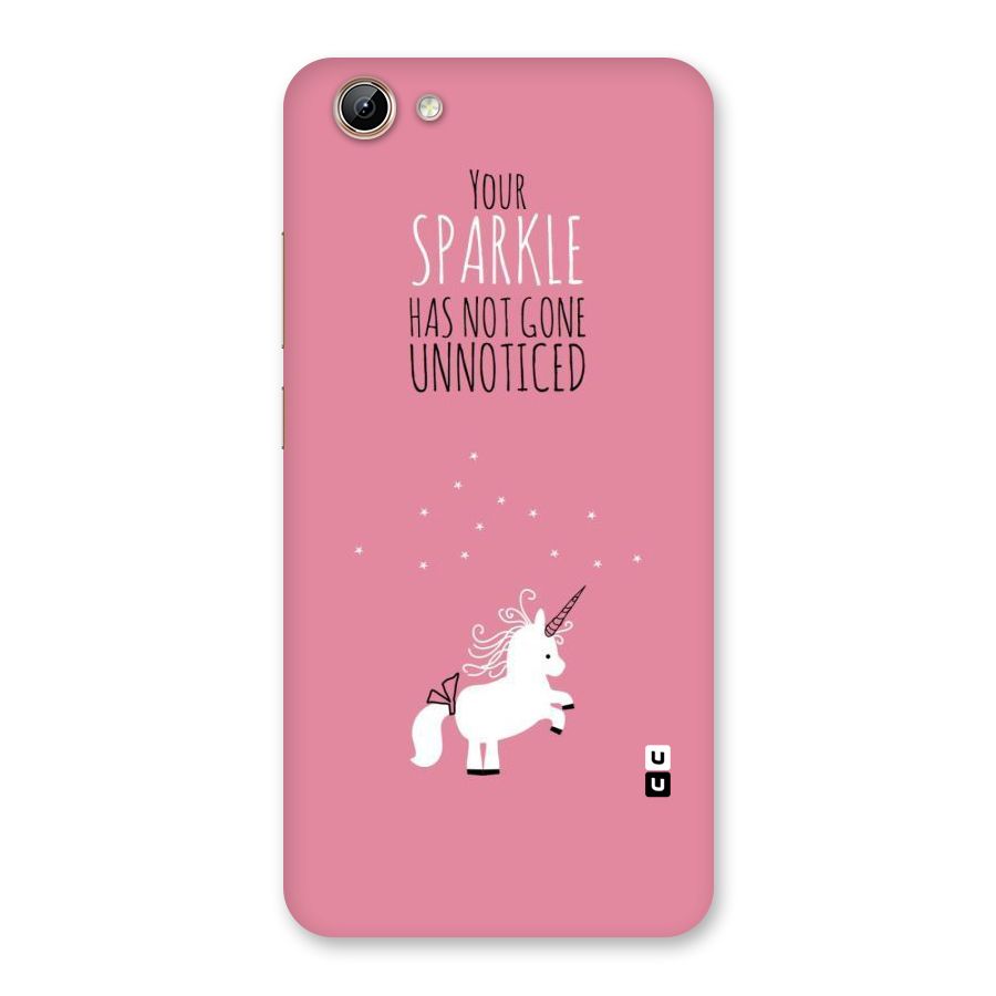 Sparkle Not Unnoticed Back Case for Vivo Y71i