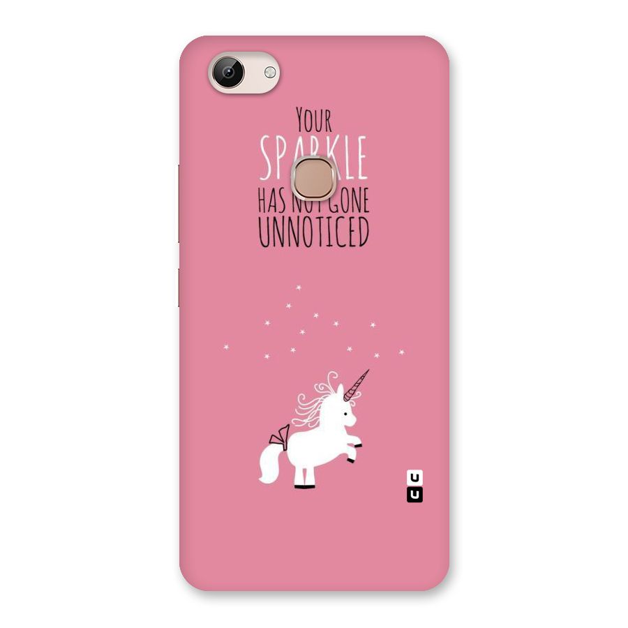 Sparkle Not Unnoticed Back Case for Vivo Y83