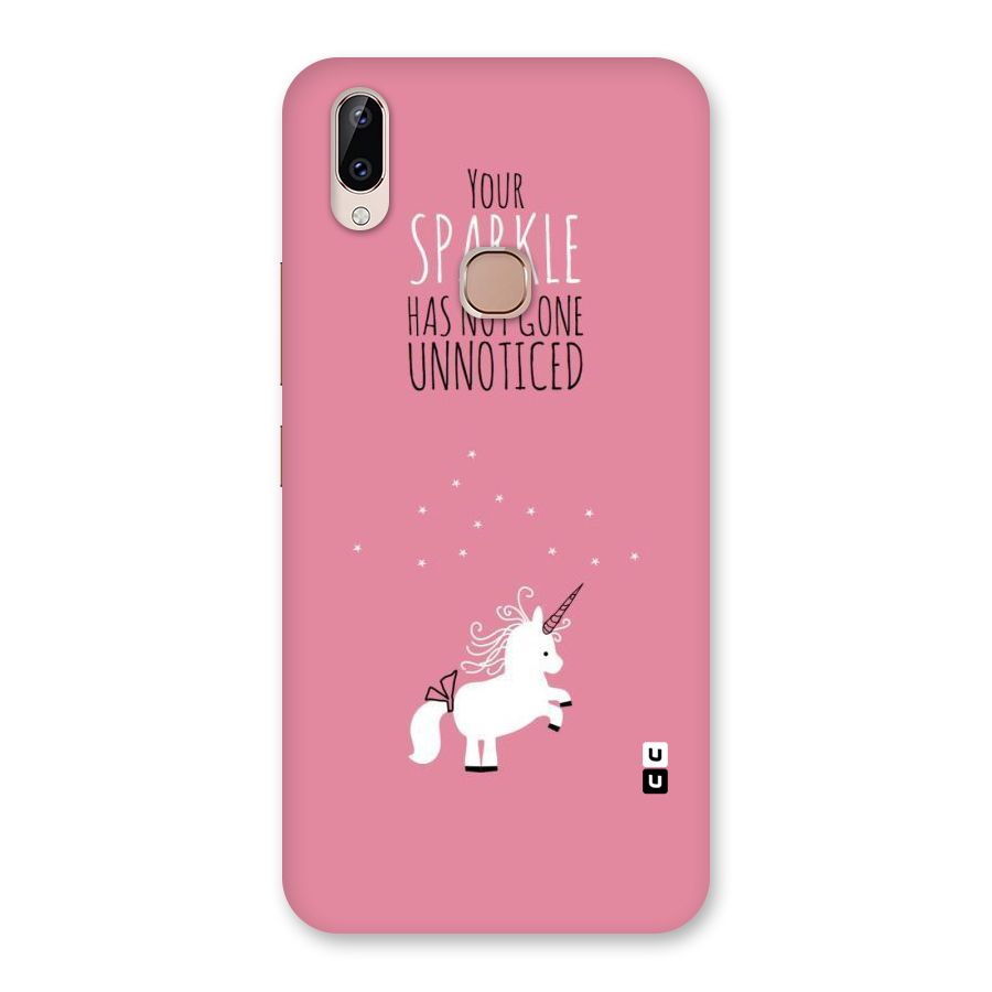 Sparkle Not Unnoticed Back Case for Vivo Y83 Pro