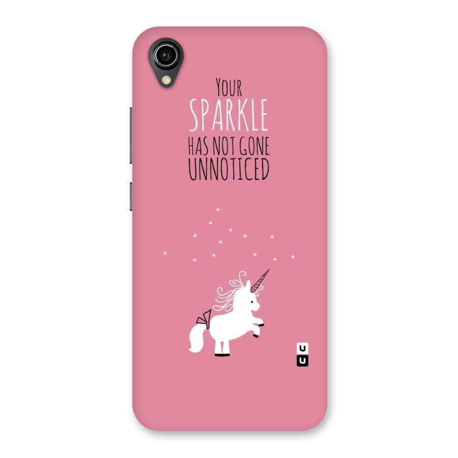 Sparkle Not Unnoticed Back Case for Vivo Y90