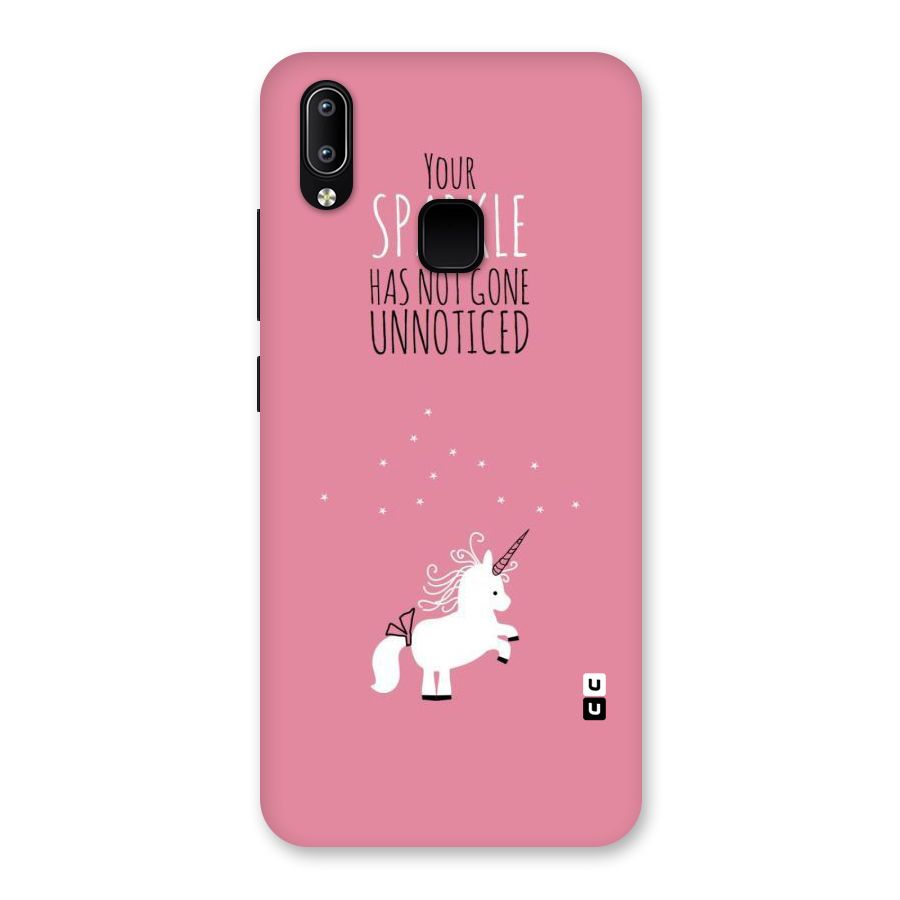 Sparkle Not Unnoticed Back Case for Vivo Y93