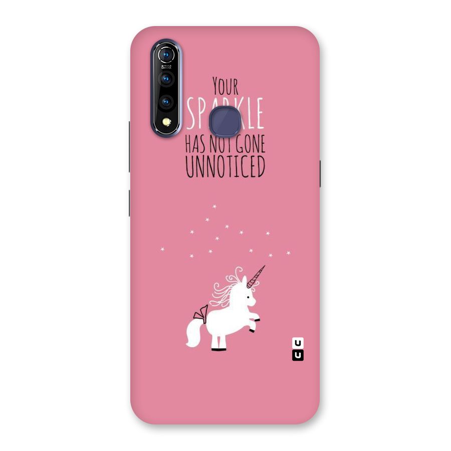 Sparkle Not Unnoticed Back Case for Vivo Z1 Pro
