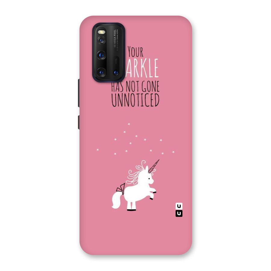 Sparkle Not Unnoticed Back Case for Vivo iQOO 3