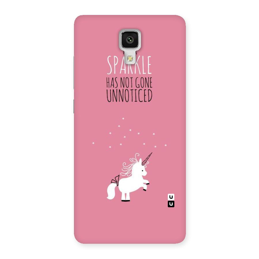 Sparkle Not Unnoticed Back Case for Xiaomi Mi 4