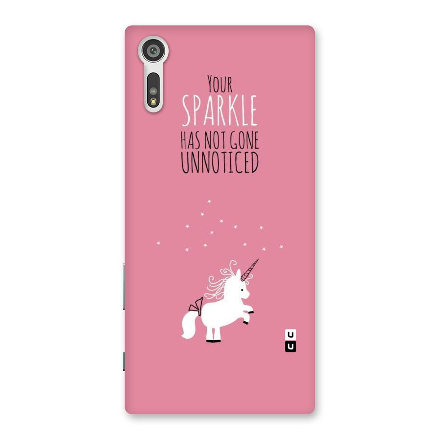 Sparkle Not Unnoticed Back Case for Xperia XZ