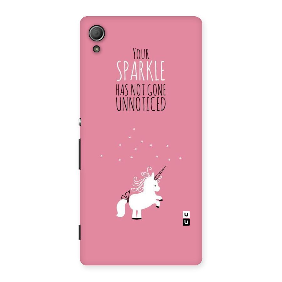 Sparkle Not Unnoticed Back Case for Xperia Z4