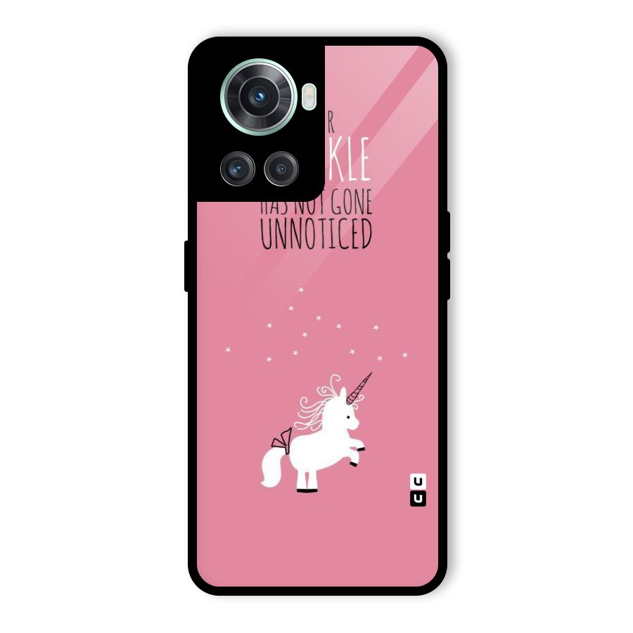 Sparkle Not Unnoticed Glass Back Case for OnePlus 10R