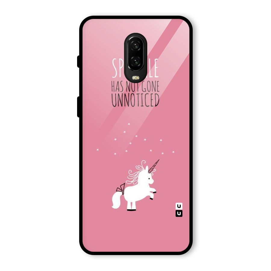 Sparkle Not Unnoticed Glass Back Case for OnePlus 6T