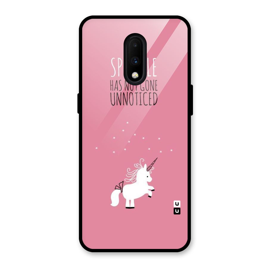 Sparkle Not Unnoticed Glass Back Case for OnePlus 7