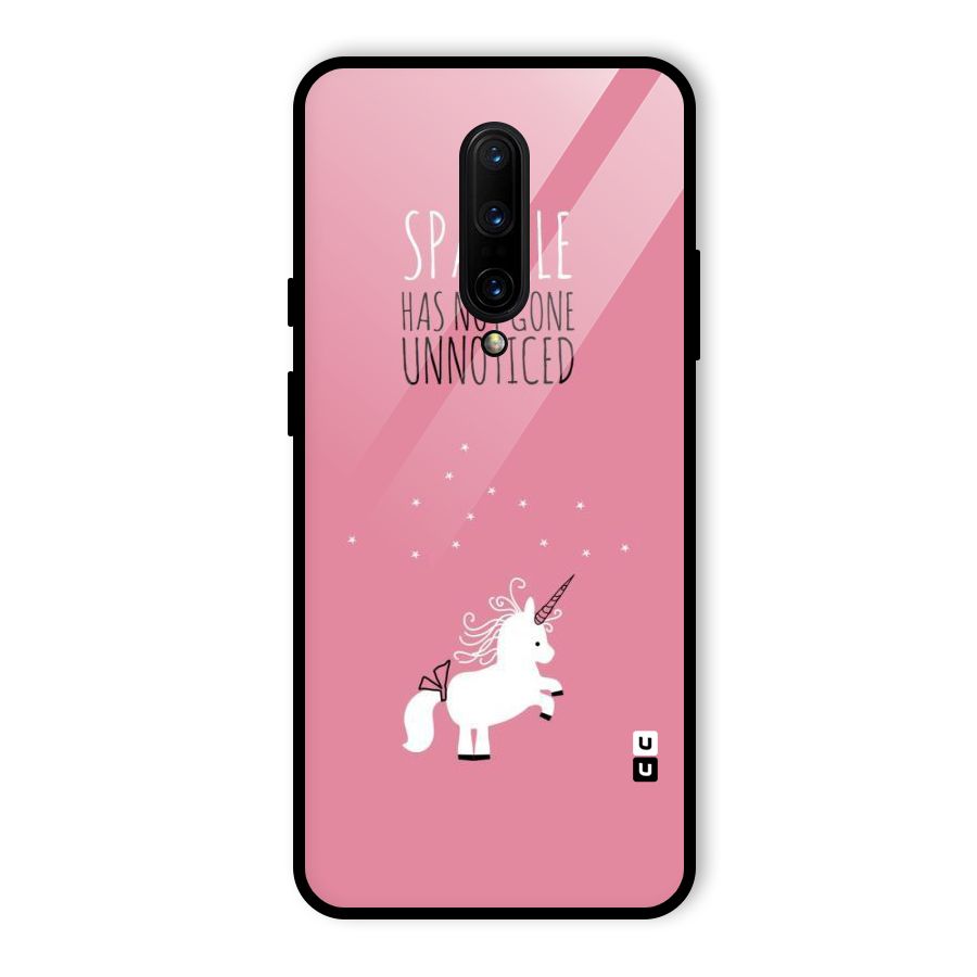 Sparkle Not Unnoticed Glass Back Case for OnePlus 7 Pro