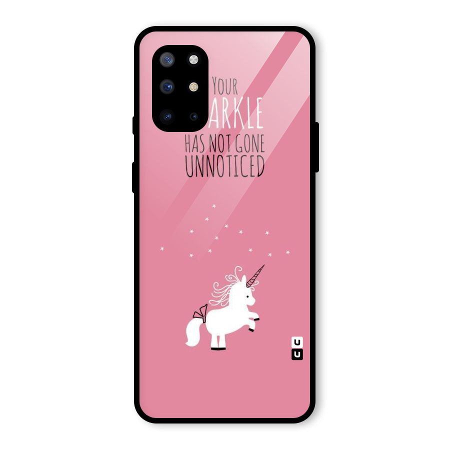 Sparkle Not Unnoticed Glass Back Case for OnePlus 8T