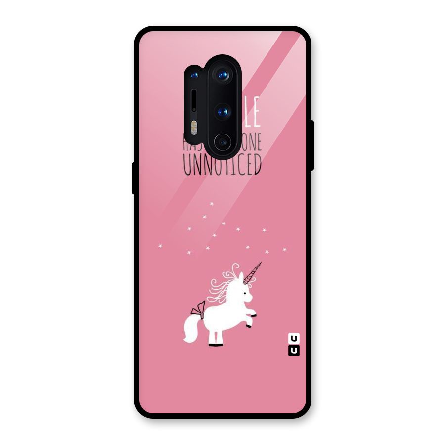 Sparkle Not Unnoticed Glass Back Case for OnePlus 8 Pro
