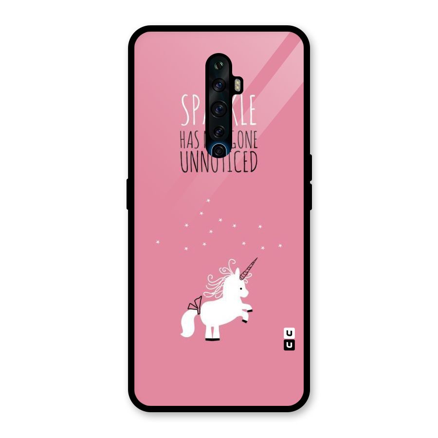 Sparkle Not Unnoticed Glass Back Case for Oppo Reno2 Z