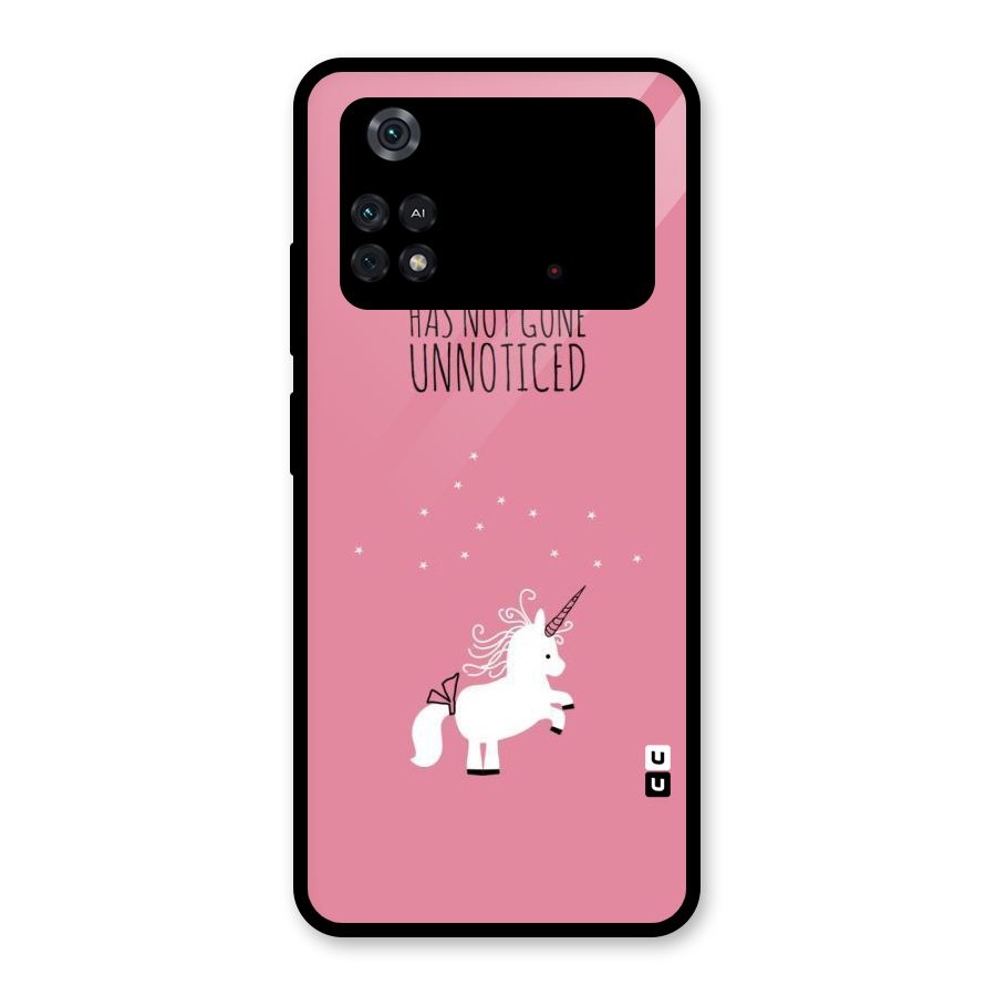 Sparkle Not Unnoticed Glass Back Case for Poco M4 Pro 4G