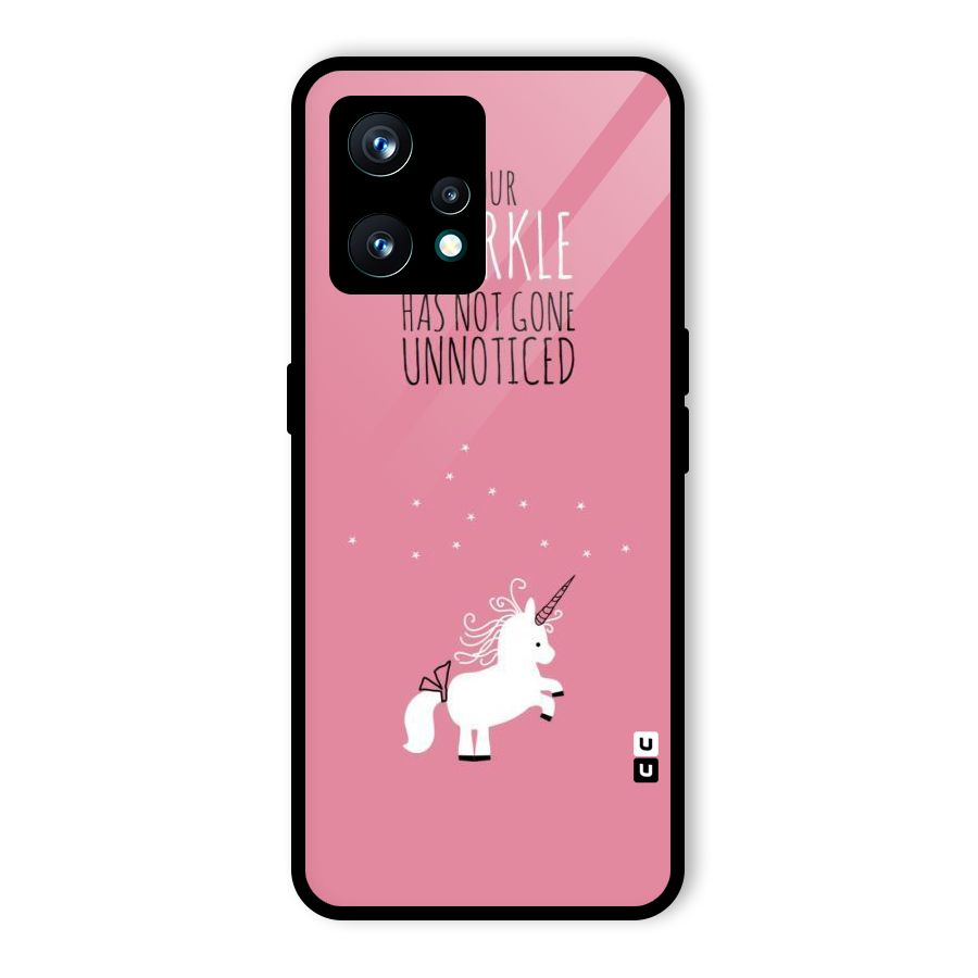 Sparkle Not Unnoticed Glass Back Case for Realme 9 Pro Plus 5G