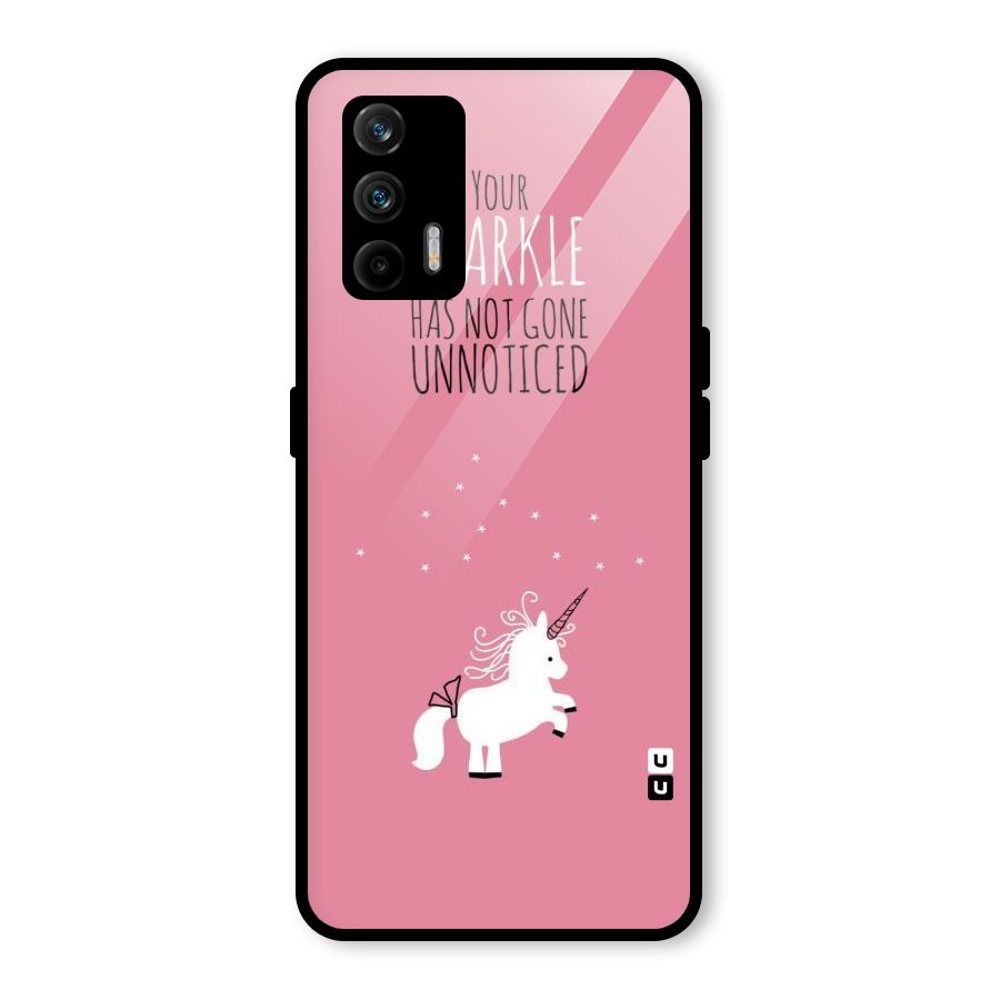 Sparkle Not Unnoticed Glass Back Case for Realme GT 5G