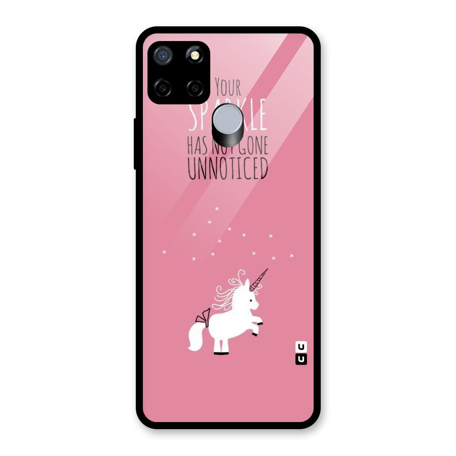 Sparkle Not Unnoticed Glass Back Case for Realme Narzo 20