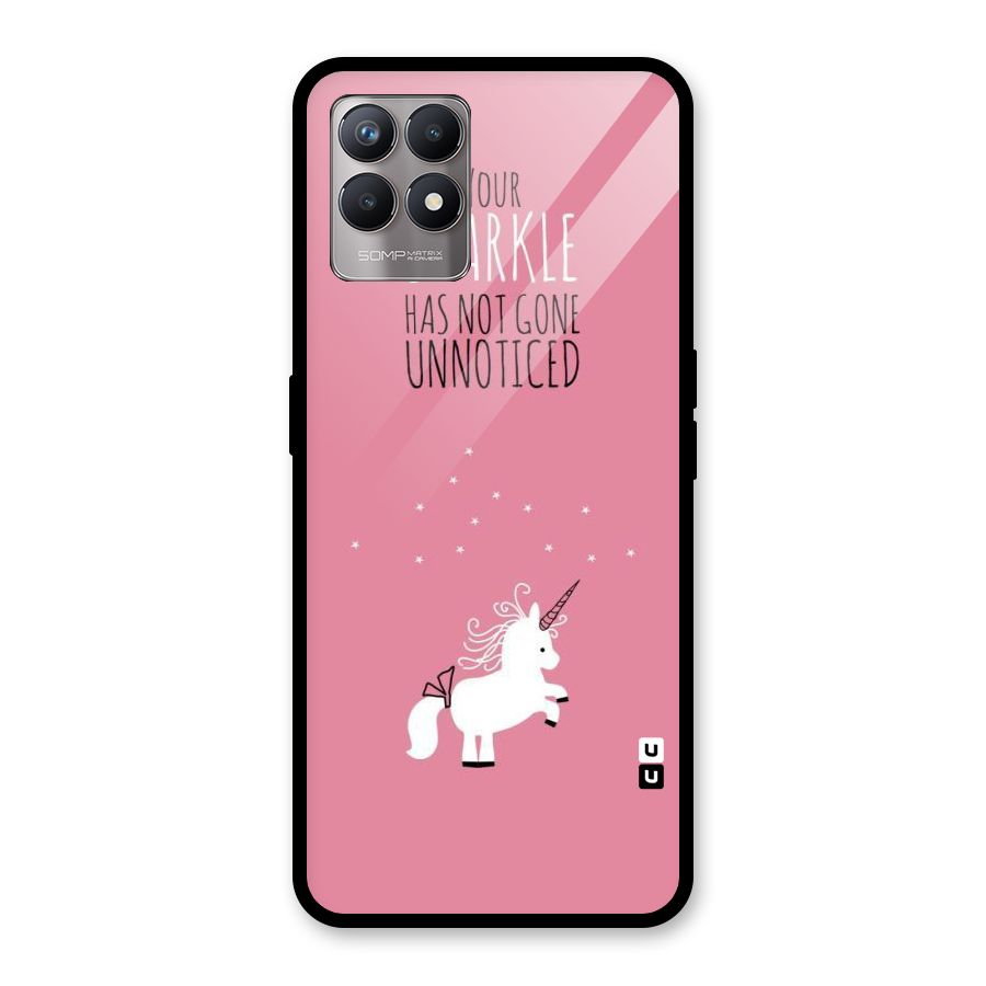 Sparkle Not Unnoticed Glass Back Case for Realme Narzo 50