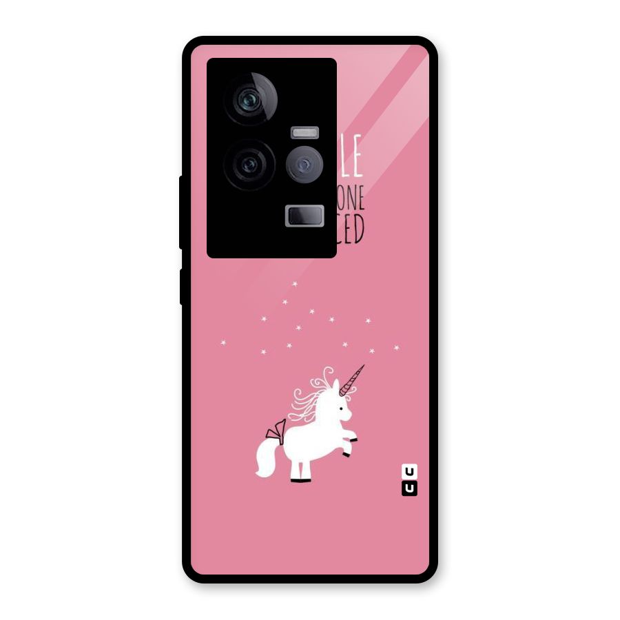 Sparkle Not Unnoticed Glass Back Case for Vivo iQOO 11 5G