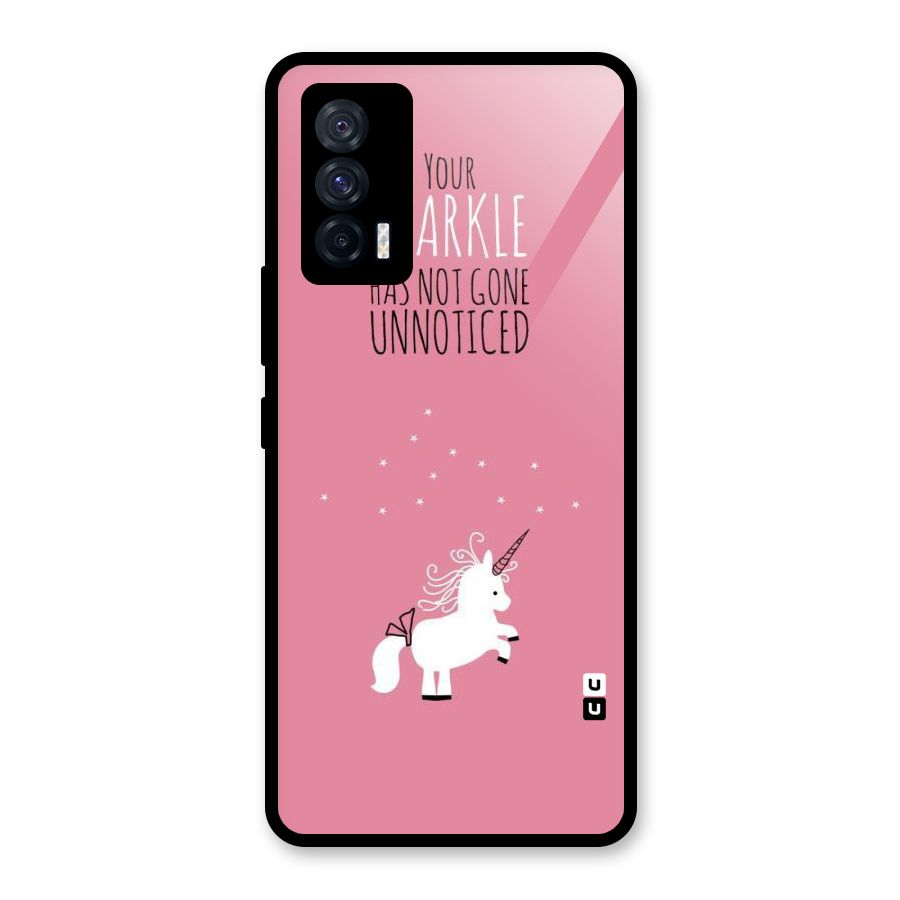 Sparkle Not Unnoticed Glass Back Case for Vivo iQOO 7 5G