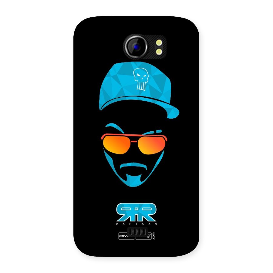 Special Raftaar Edition Blue Back Case for Micromax Canvas 2 A110