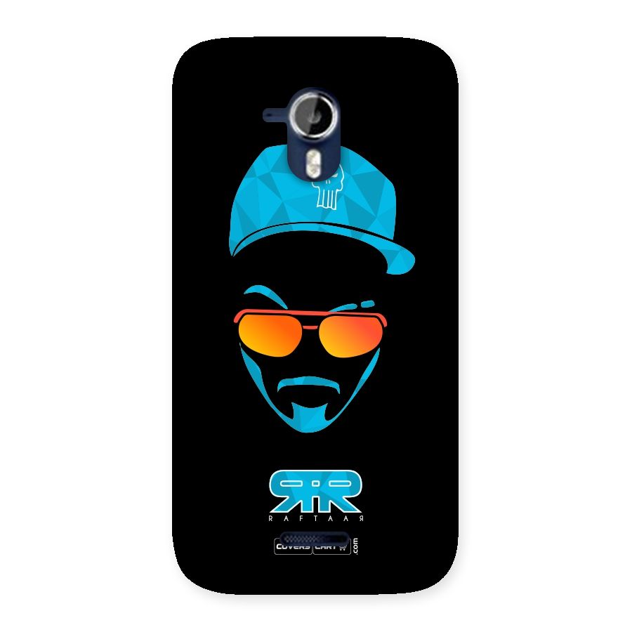 Special Raftaar Edition Blue Back Case for Micromax Canvas Magnus A117