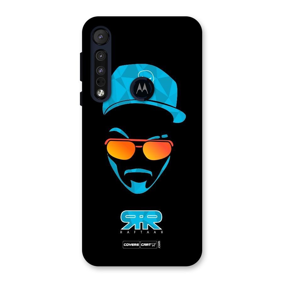 Special Raftaar Edition Blue Back Case for Motorola One Macro