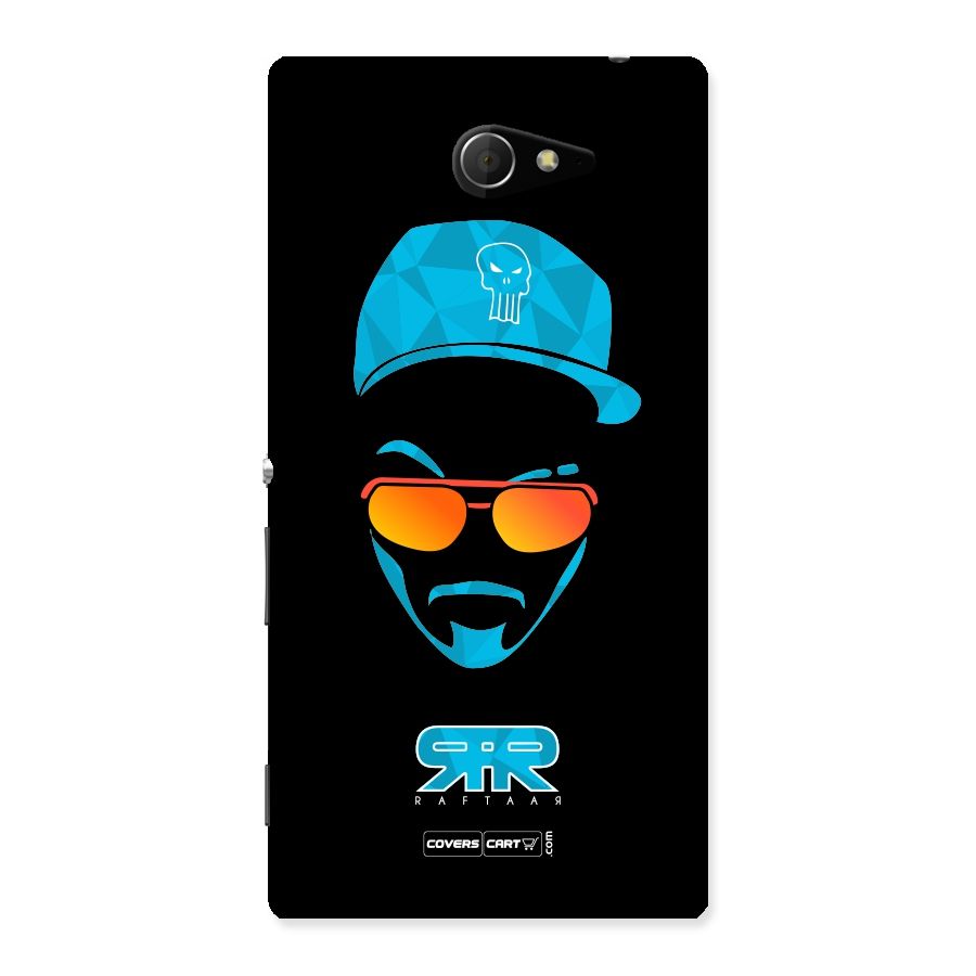 Special Raftaar Edition Blue Back Case for Sony Xperia M2