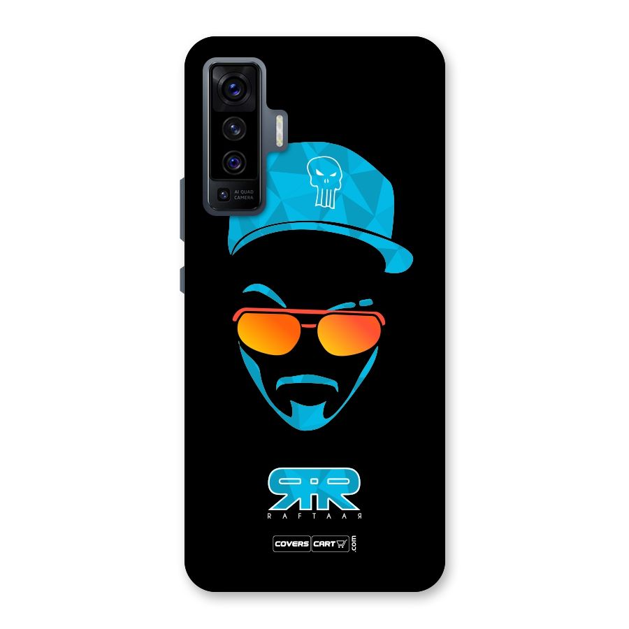 Special Raftaar Edition Blue Back Case for Vivo X50