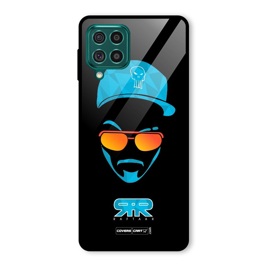 Special Raftaar Edition Blue Glass Back Case for Galaxy F62