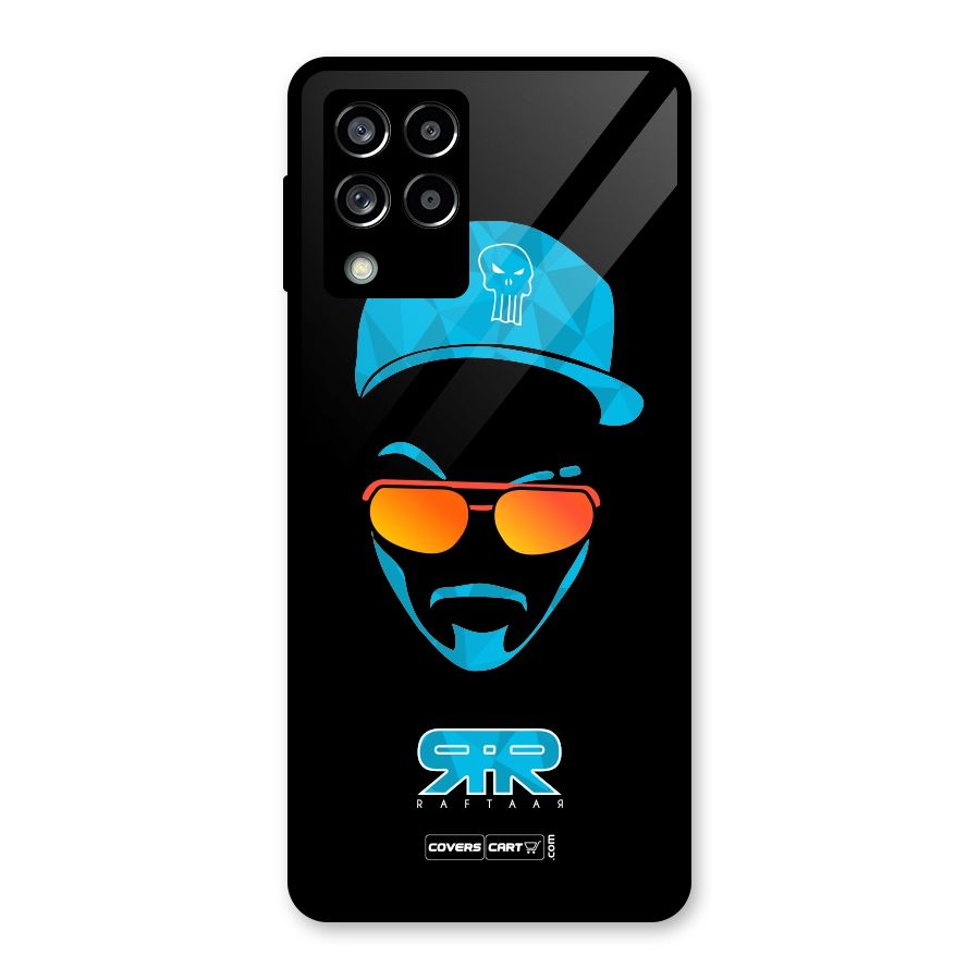 Special Raftaar Edition Blue Glass Back Case for Galaxy M53 5G