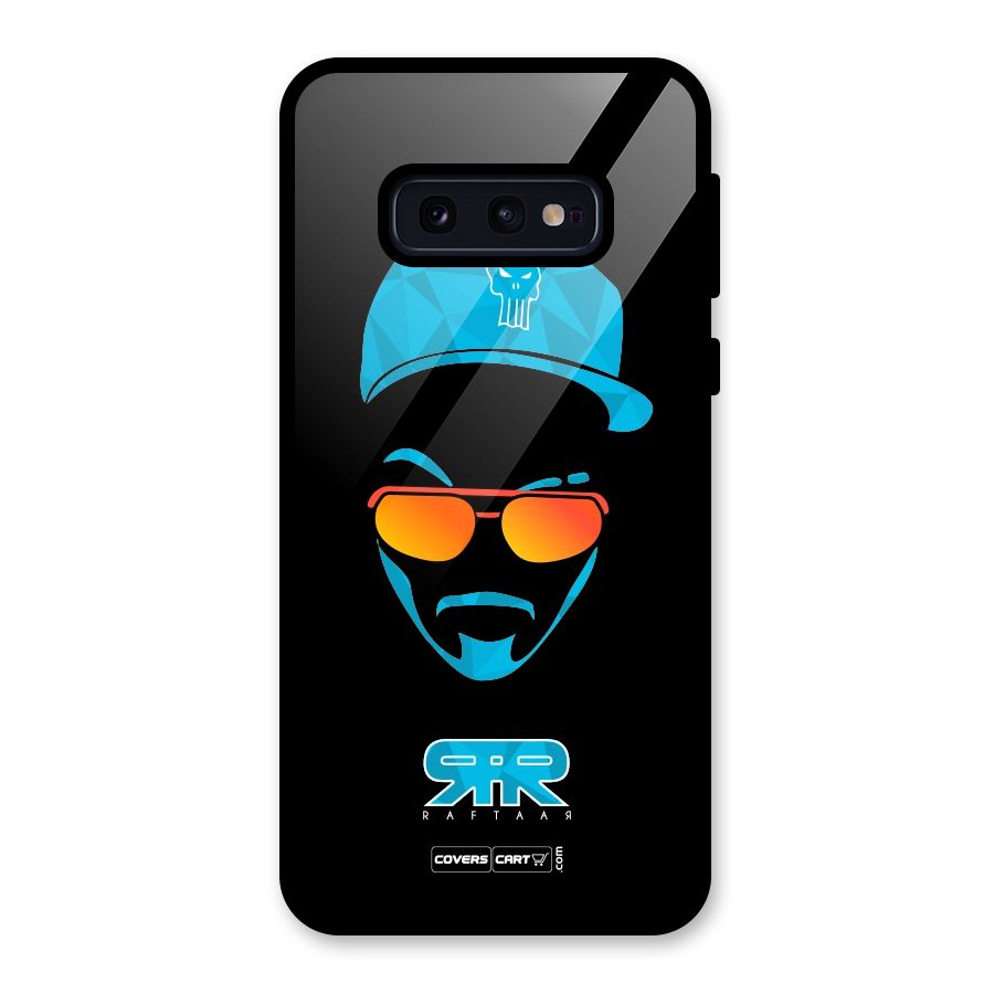 Special Raftaar Edition Blue Glass Back Case for Galaxy S10e