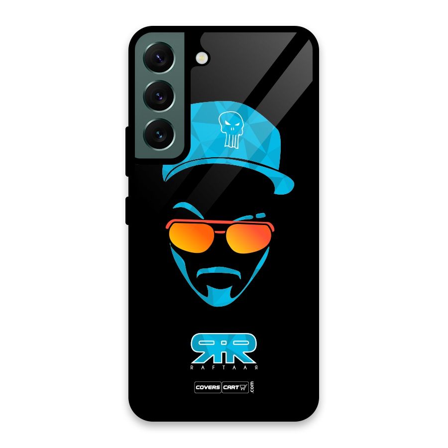 Special Raftaar Edition Blue Glass Back Case for Galaxy S22 5G