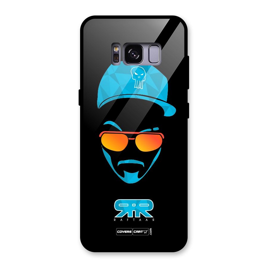 Special Raftaar Edition Blue Glass Back Case for Galaxy S8