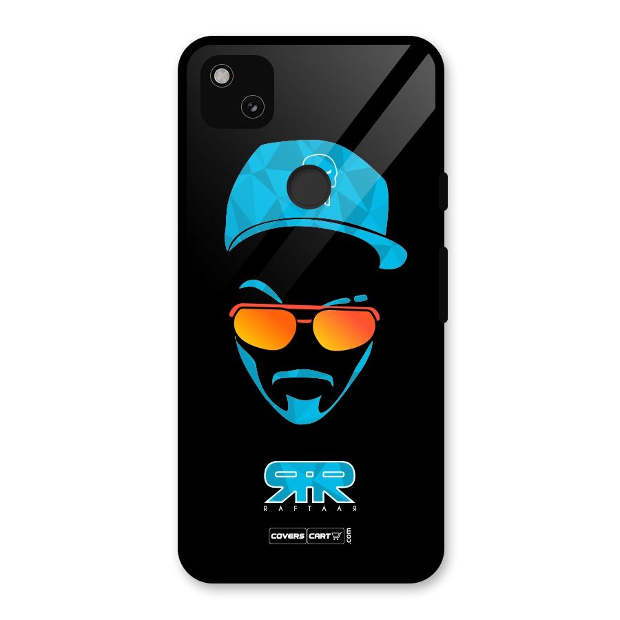 Special Raftaar Edition Blue Glass Back Case for Google Pixel 4a