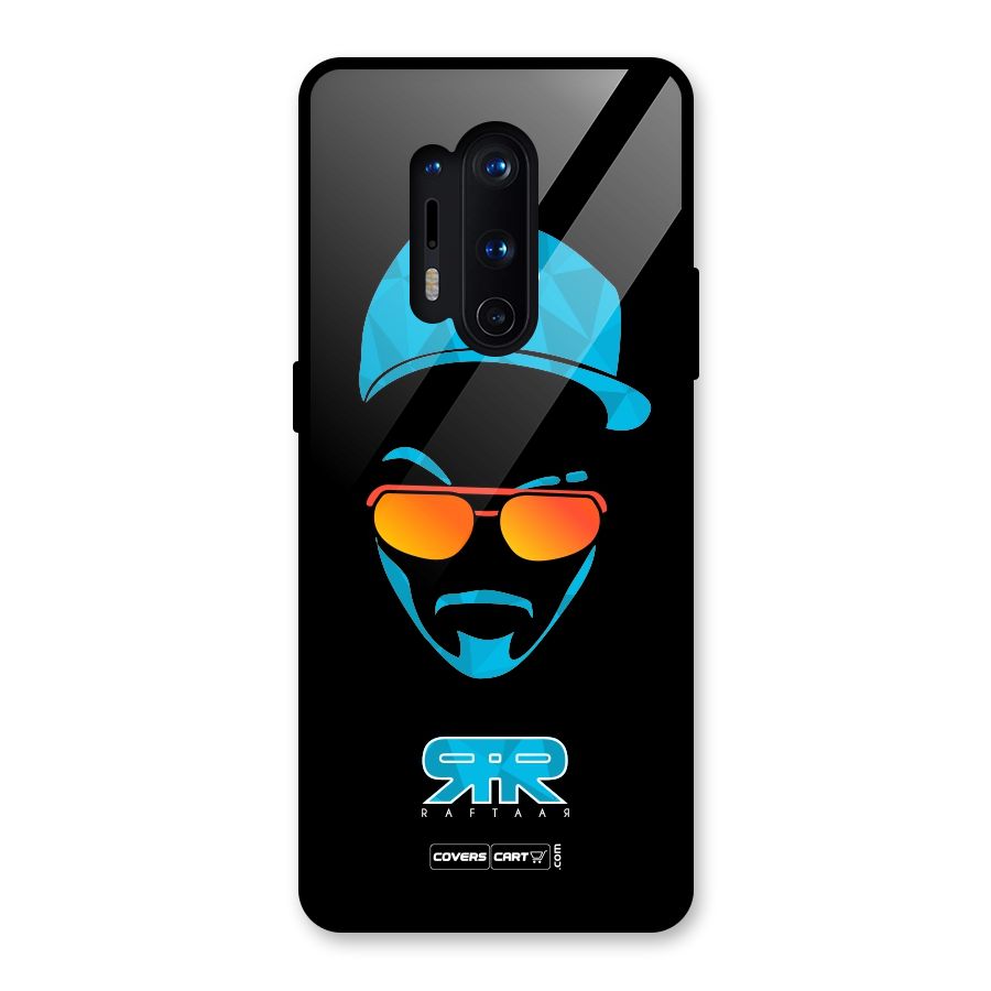 Special Raftaar Edition Blue Glass Back Case for OnePlus 8 Pro