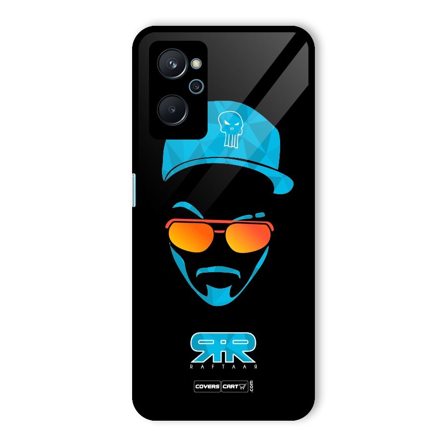 Special Raftaar Edition Blue Glass Back Case for Realme 9i